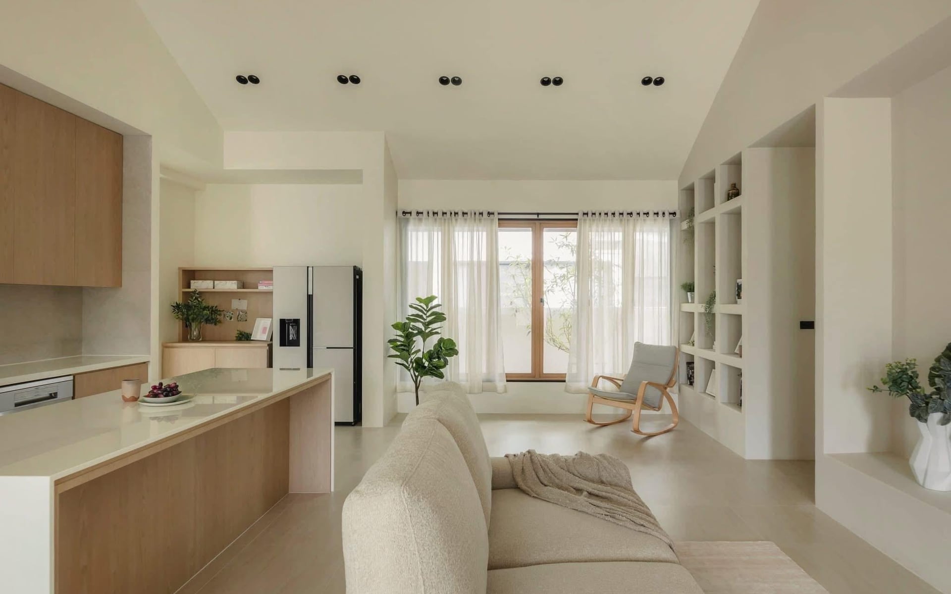 Completed landed home with connected living and kitchen planning