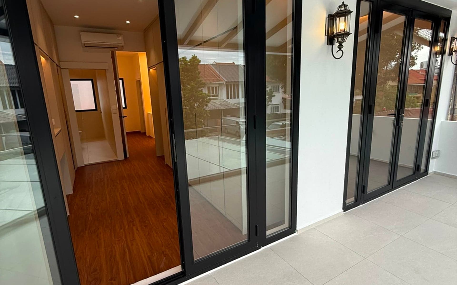 Landed home glass door and entry area works